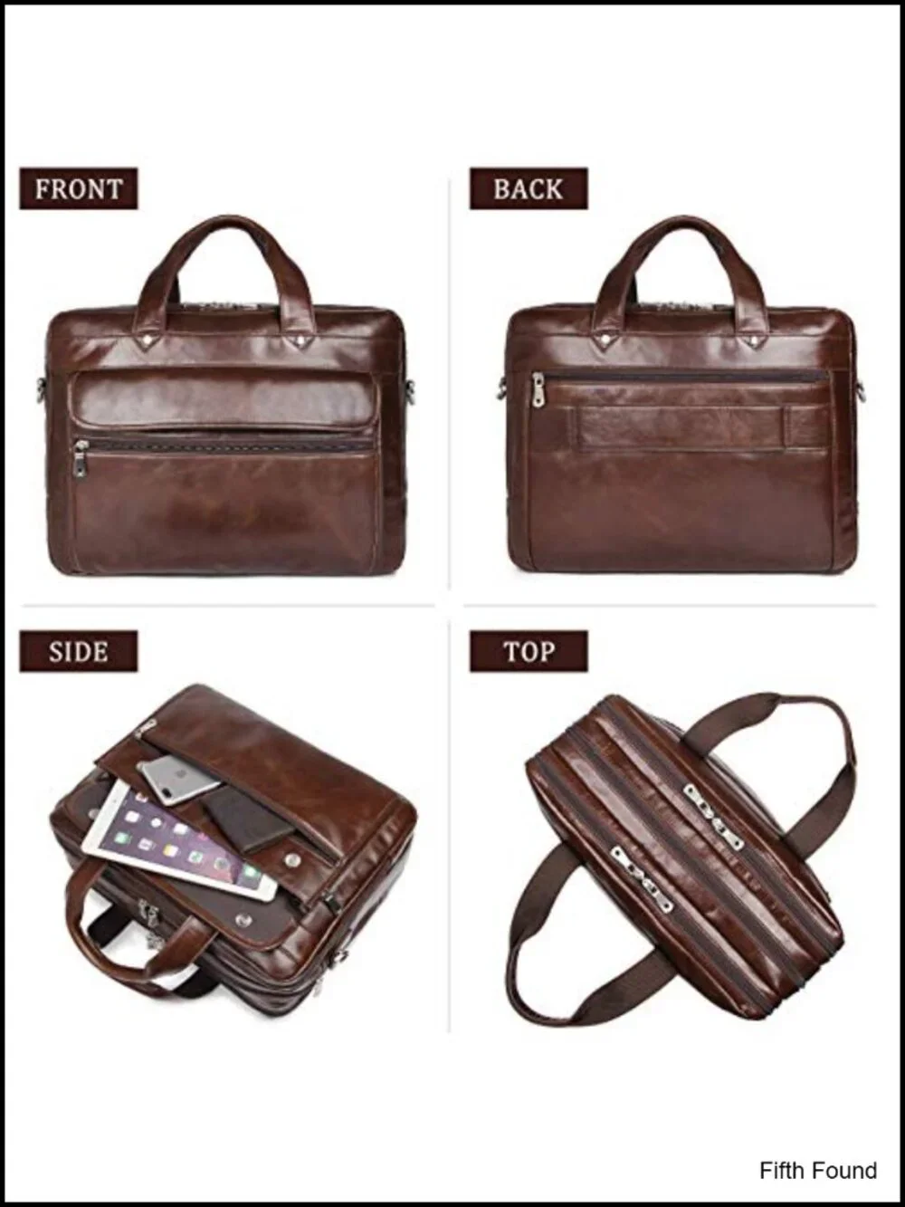Full-Grain Leather 15.6